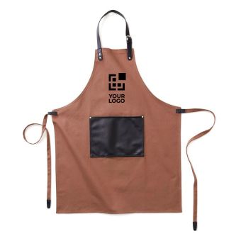 Tablier personnalisable en coton épais 