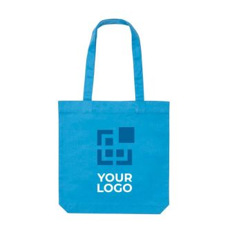 Tote bag en toile recyclée de 285 gr/m2 avec zone d'impression
