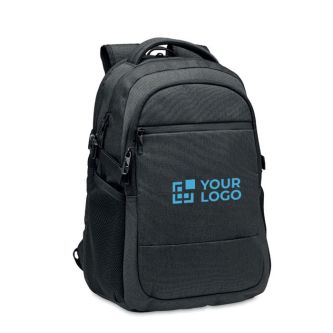 Sac à dos RPET pour ordinateur, plusieurs poches rembourrées de 15´´