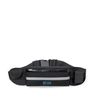 Sac banane en néoprène réfléchissant avec support gourde