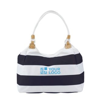 Sac de plage marin en polyester avec poche intérieure