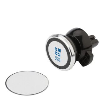 Support téléphone de voiture en plastique, aimant et adhésif