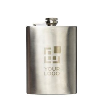 Flasque en acier inoxydable avec bouchon à vis 240ml