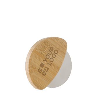 Coupe-pizza en bambou avec lame en acier inoxydable