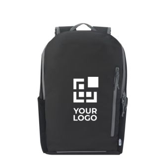 Sac à dos recyclé imperméable avec dos rembourré pour PC 15”