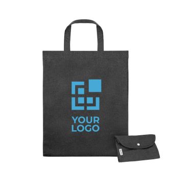 Sac en coton pliable avec housse intégrée 140 g/m²