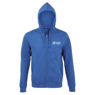 Veste zippée homme en coton et polyester 280g/m2 SOL'S Spike