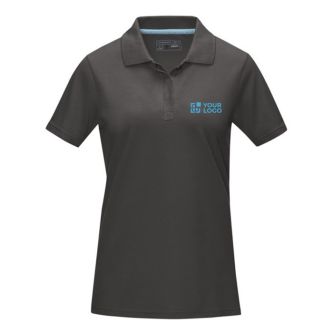 Polo piqué en coton bio GOTS femme 180 g/m2 Elevate NXT