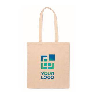 Tote bag en polycoton avec longues anses 130 g/m²