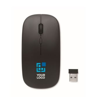 Souris sans fil en ABS avec batterie USB et câble inclus