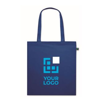 Tote bag en coton à longues anses Fairtrade 140 g/m²