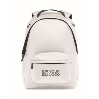 Sac à dos pour ordinateur 15'' cuir synthétique poche avant