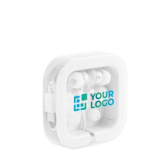 Écouteurs avec microphone et 2 paires d'embouts en silicone