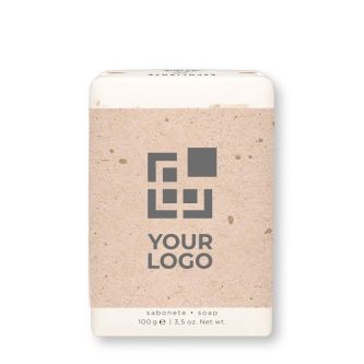 Savon végétal pour tous les types de peau, 100 g avec zone d'impression