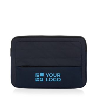 Pochette pour PC 15,6" en RPET à coutures et poche frontale