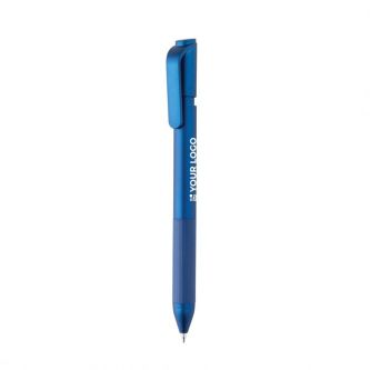 Stylo avec verrou anti-bavures et encre bleue Dokumental®