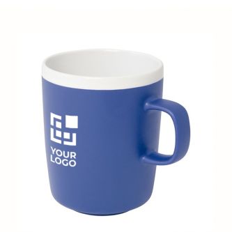 Mug en céramique avec extérieur mat et intérieur blanc 350ml