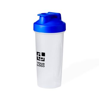 Shaker transparent avec bouchon à vis coloré et filtre 800ml