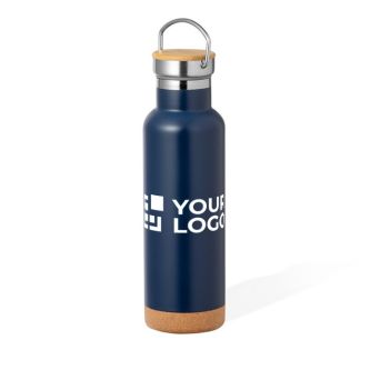 Bouteille en inox double paroi avec anse de transport 650ml