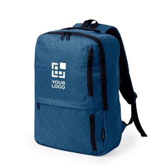 Sac à dos en RPET pour PC 15" avec 3 poches frontales