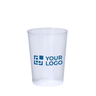 Gobelet réutilisable en plastique translucide 600ml