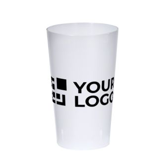 Gobelet réutilisable en plastique translucide 330ml
