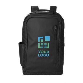 Sac à dos en polyester déperlant avec poche antivol