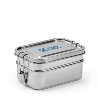 Lunch box en inox recyclé à boucles latérales 1,05 L