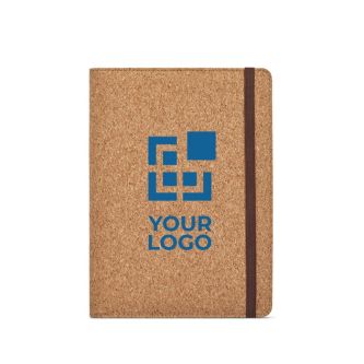 Conférencier A5 en liège à poche téléphone et porte-crayon