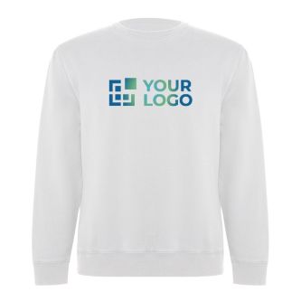 Pull unisexe en coton biologique et polyester recyclé 300 g/m² Roly