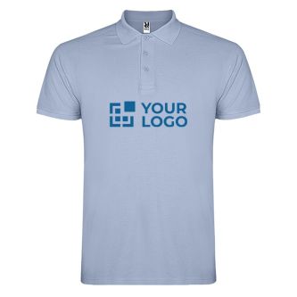 Polo homme en coton tricot piqué à manches courtes 200 g/m² Roly