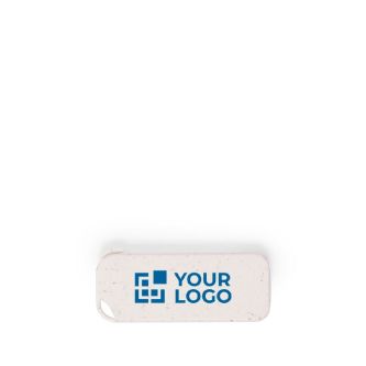 USB écologique rectangulaire avec boîtier en paille de blé