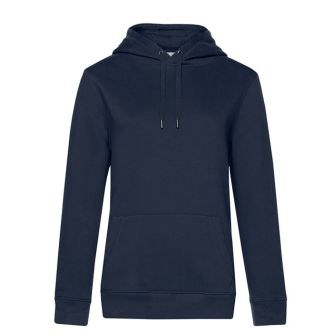 Sweat-shirt pour femme en coton et polyester recyclé 280 g/m² B&C couleur bleu marine