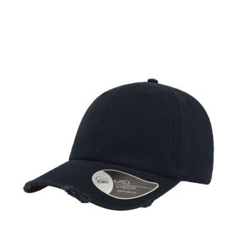 Casquette en coton style américain années 90 avec effet usé 280 g/m²