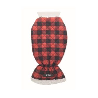 Grattoir à glace avec revêtement en gant doublé de sherpa