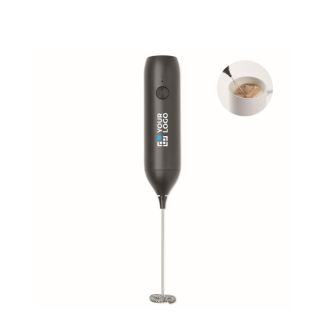 Mousseur à lait électrique avec finition mate, rechargeable par USB