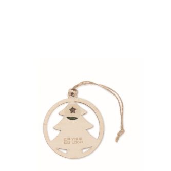 Décoration de Noël arbre avec cordon en jute, fabriqué en UE