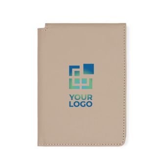 Étui pour passeport et cartes en cuir synthétique avec protection RFID