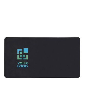 Tapis de bureau en cuir synthétique et polyester recyclé