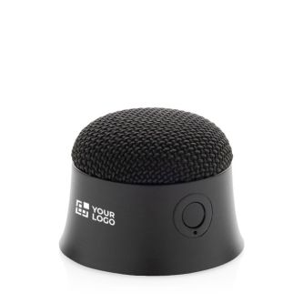 Enceinte magnétique en plastique recyclé et support pour téléphone