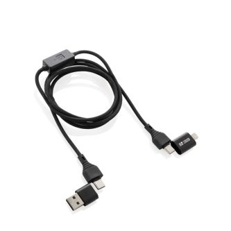 Câble de charge et transfert de données avec bouton antivol