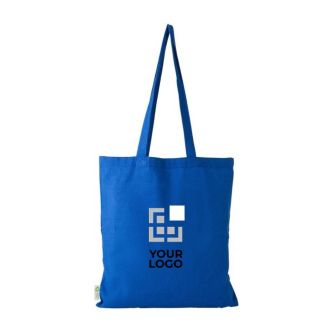 Sac en coton 100% recyclé, disponible en plusieurs couleurs, 120 g/m²