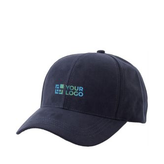 Casquette en polyester 6 panneaux fermeture boucle métallique 110 g/m²