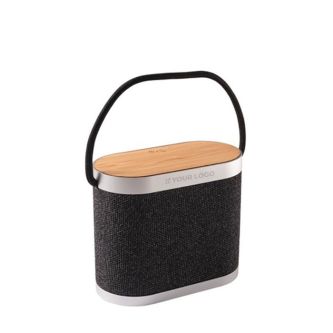 Haut-parleur portable en RPET avec chargeur sans fil ultra-rapide