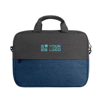 Mallette pour PC en polyester recyclé avec sangle pour trolley 15” avec zone d'impression