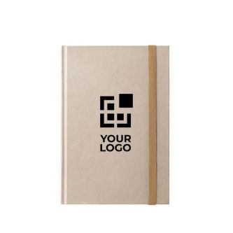 Carnet en canne à sucre, couverture rigide et feuilles lignées A5