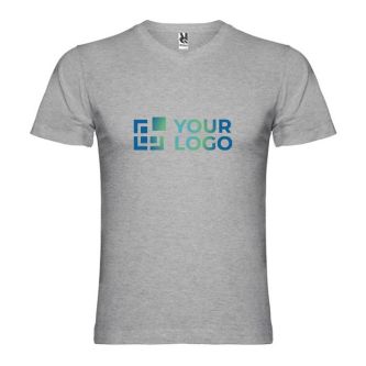 T-shirt à manches courtes col en V en coton pour homme 155 g/m² Roly