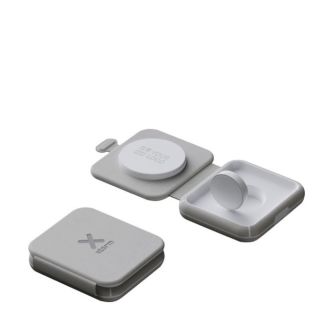 Chargeur de voyage sans fil pliable et magnétique 2 en 1 15W