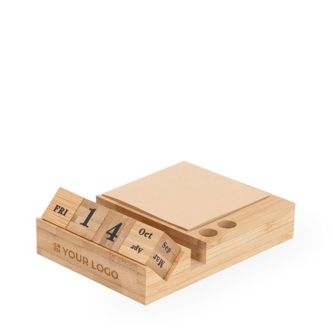 Support téléphone portable avec calendrier et blocs-notes adhésifs