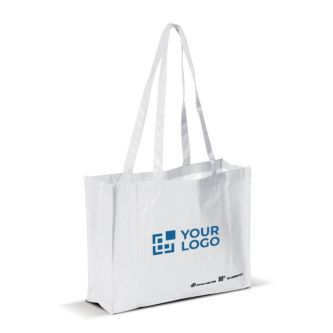 Sac de courses fabriqué en matériau recyclé RPET, 110 g/m²
